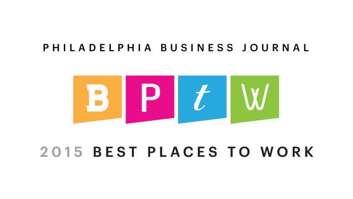 Philadelphia Business Journal 2015 Best Places to Work award