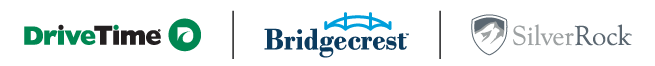 Drivetime, Silverrock, and Bridgecrest logos